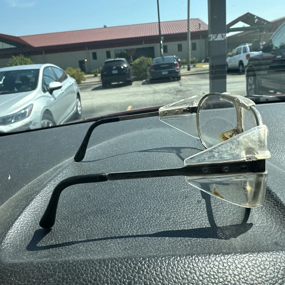 Vintage Crews Architect Z87 Safety Glasses Aviator 147 mm